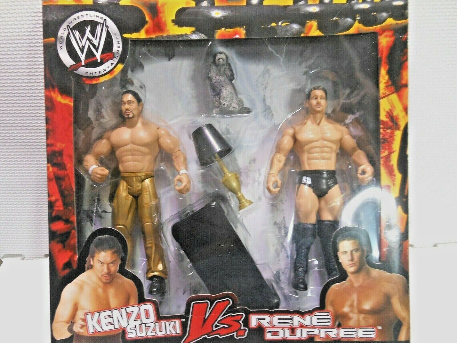 WWE Jakks Pacific Kenzo Suzuki vs Rene Dupree Action Figure