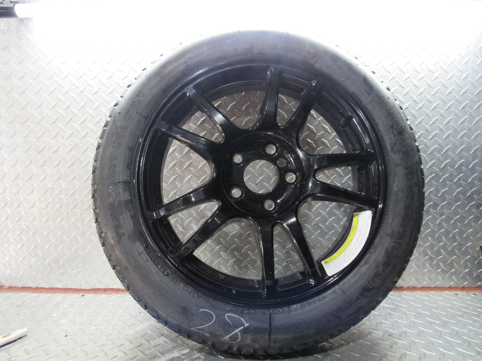 07 INFINITI G35 SPARE TIRE WHEEL DONUT T145 / 80D17