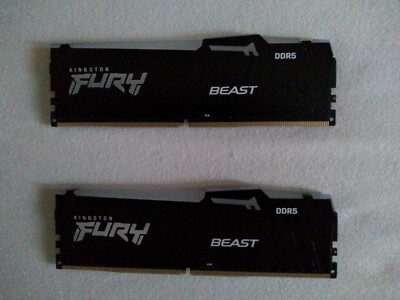 KINGSTON FURY BEAST, RGB, 2x 8GB, DDR5-5200, UDIMM, XMP5, HP52U40S6HM-8FRA