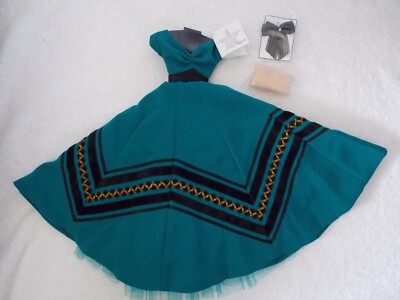 Ashton Drake Gene Doll Hacienda Dress, Slip, Hose & Hair Bow