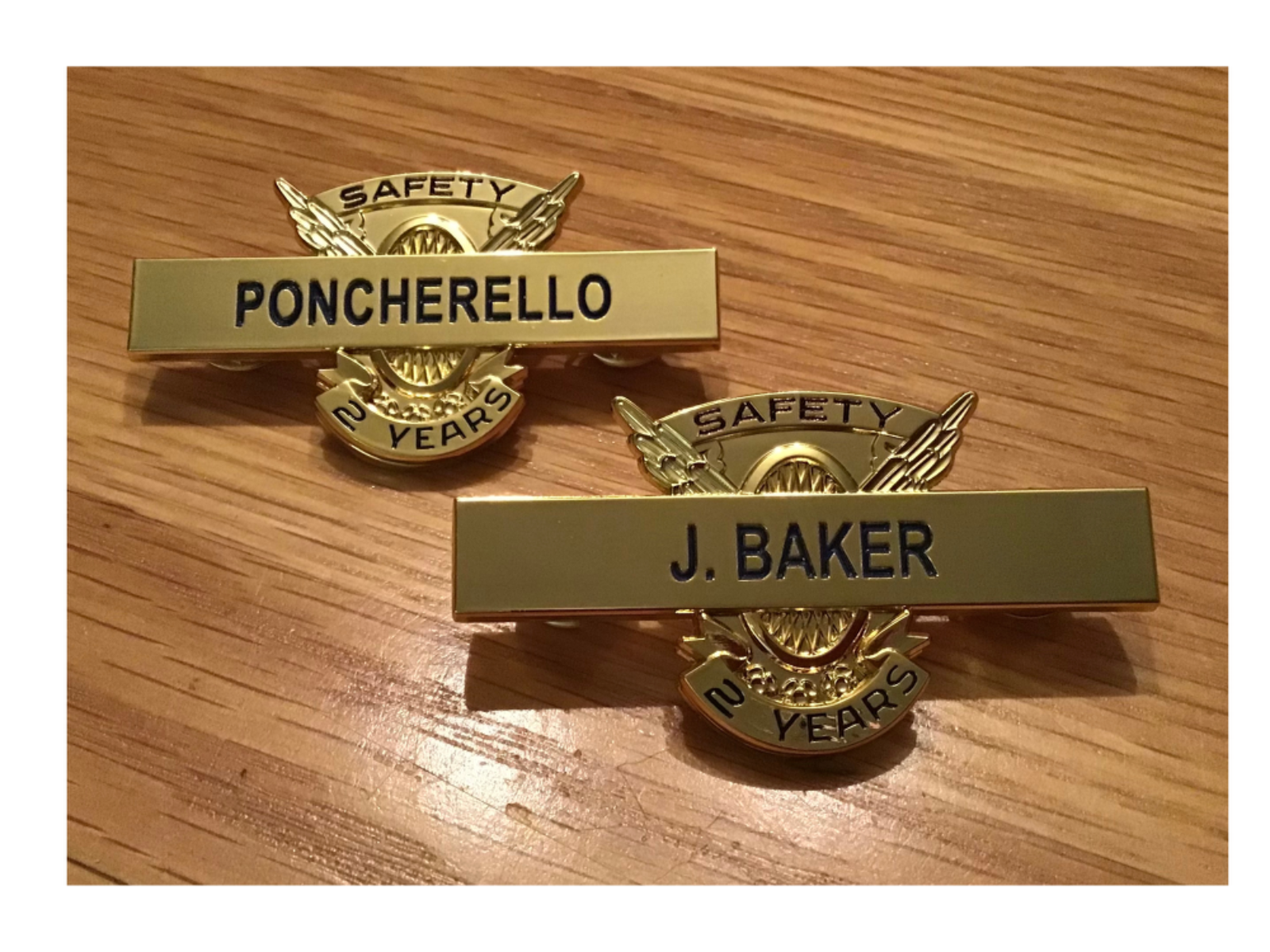 CHIPS Ponch Baker Name Badge 70s 80s CHP Uniform Cosplay Pin