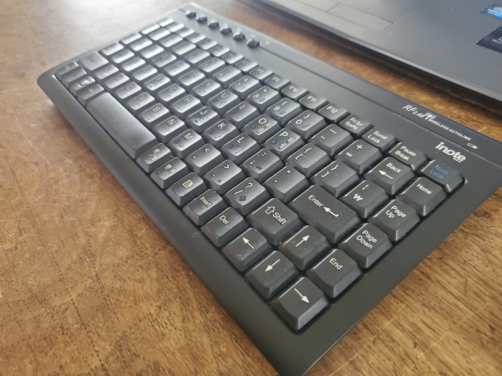 inote Korean English Bluetooth Slim Keyboard Wireless Compact Mini