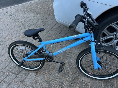 Voodoo Zaka BMX Bike 20" Wheels Light Blue Used Whitewall Tyres Rare Free UK Del