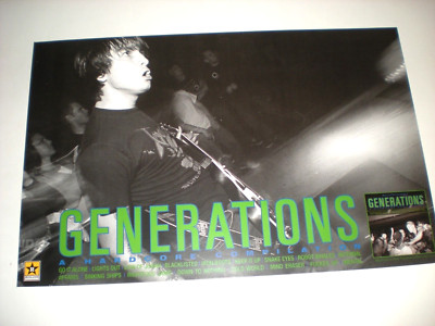 POSTER a hardcore compilation GENERATIONS go it alone LIGHTS OUT robot whales w