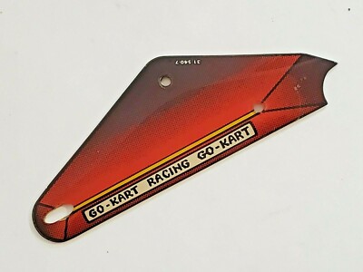 1985 WILLIAMS COMET PINBALL MACHINE PLAYFIELD PLASTIC 31-540-7 GO CART RACING