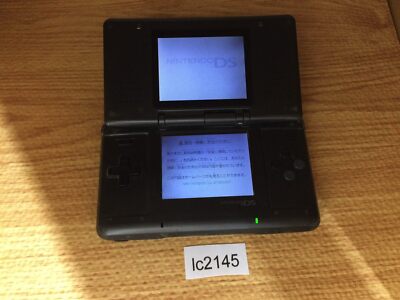 lc2145 Plz Read Item Condi Nintendo DS Graphite Black Console Japan