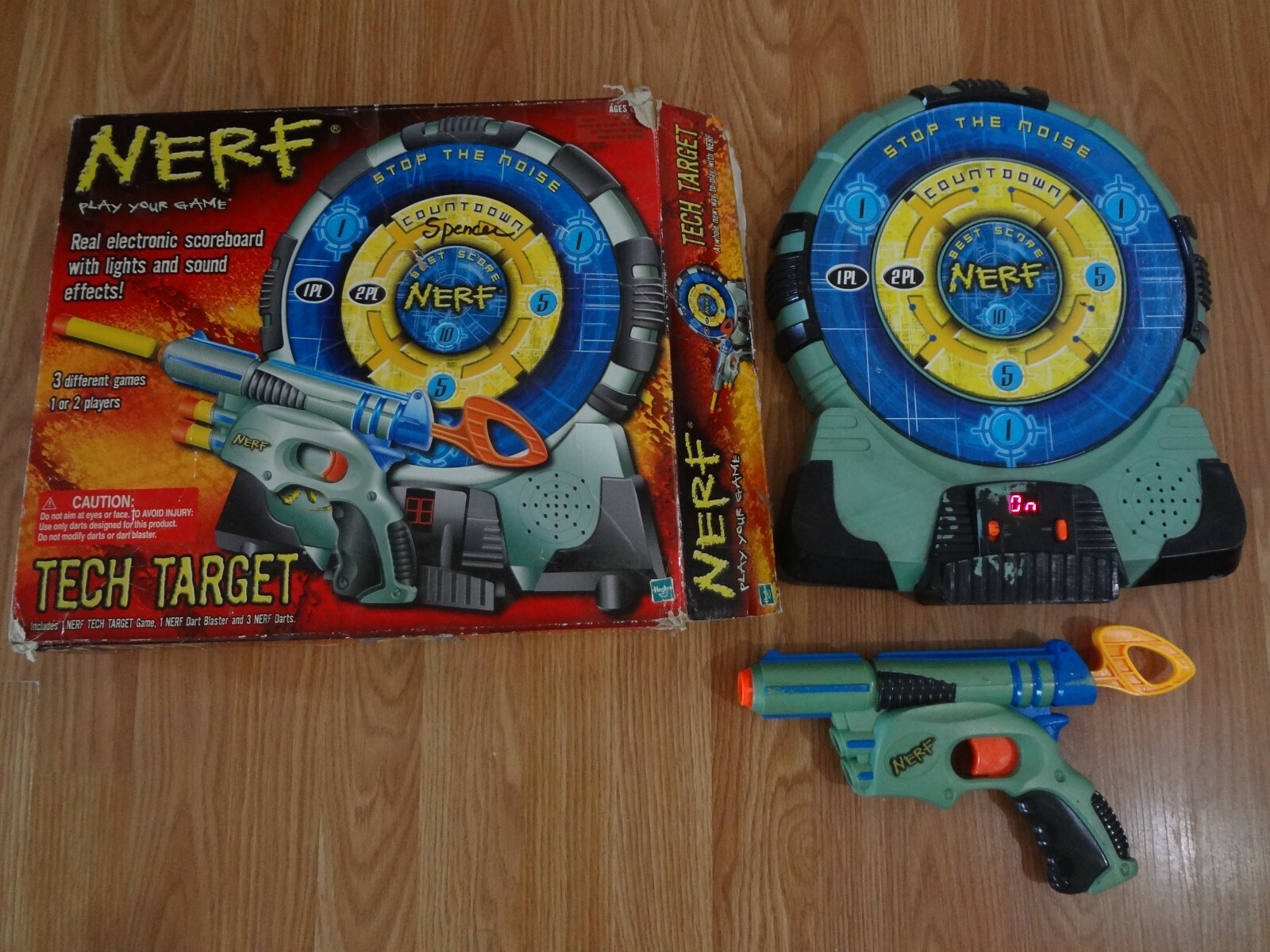 Nerf トイガン セット 5丁 + 弾薬 NERF N-STRIKE TECH TARGET with Original Box Rare | eBay