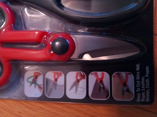 Super Steel Brand 2(two)-piece Scissors Set - 1 Multi-purpose, 1 Heavy Duty