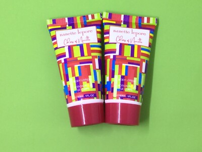 Lot of 2 nannette lepore Colors of nanette body lotion IP4