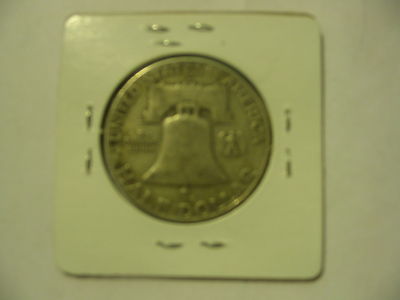 1958 D FRANKLIN HALF DOLLAR COIN  SILVER