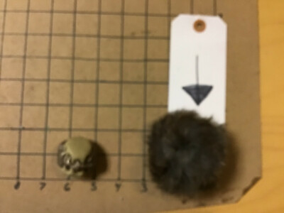 Vintage HACKY SACK; Rick Koffman collection: FUR BALL, FUR HACKY SACK