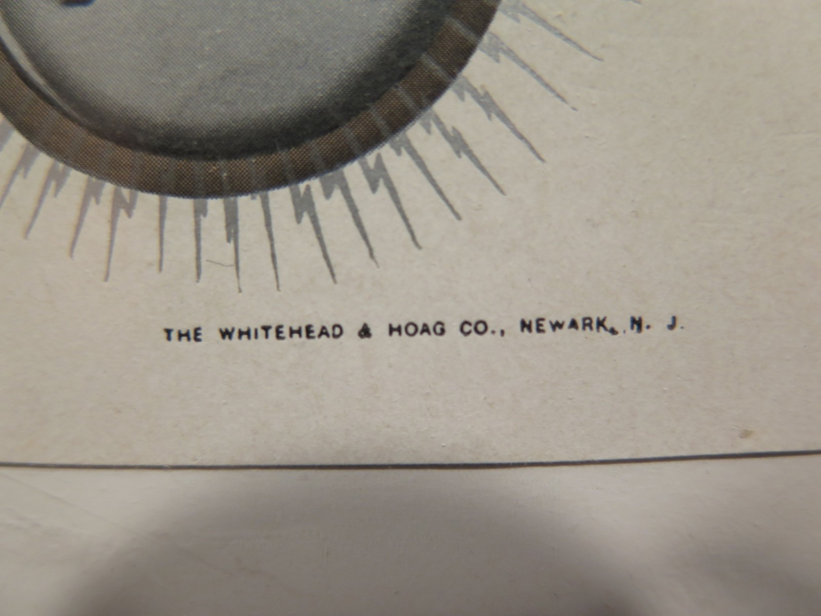 1908 ADVERTISING ART PROOF SIGN WHITEHEAD HOAG CO FOOT DOCTOR Quack MEDICINE RX