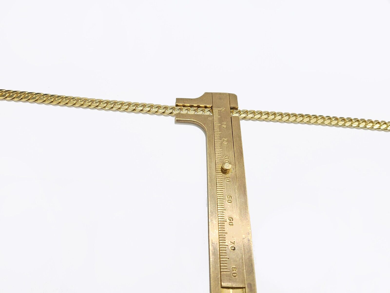 Pre-owned Goldbar Jewelers Real 14k Solid Yellow Gold Necklace Miami Cuban Chain 6mm 26" Inch Unisex Chain