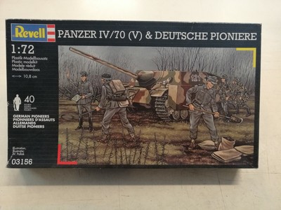 Panzer IV/70 V Deutsche Pioniere 1/72 Revell Plastic Kit No 03156