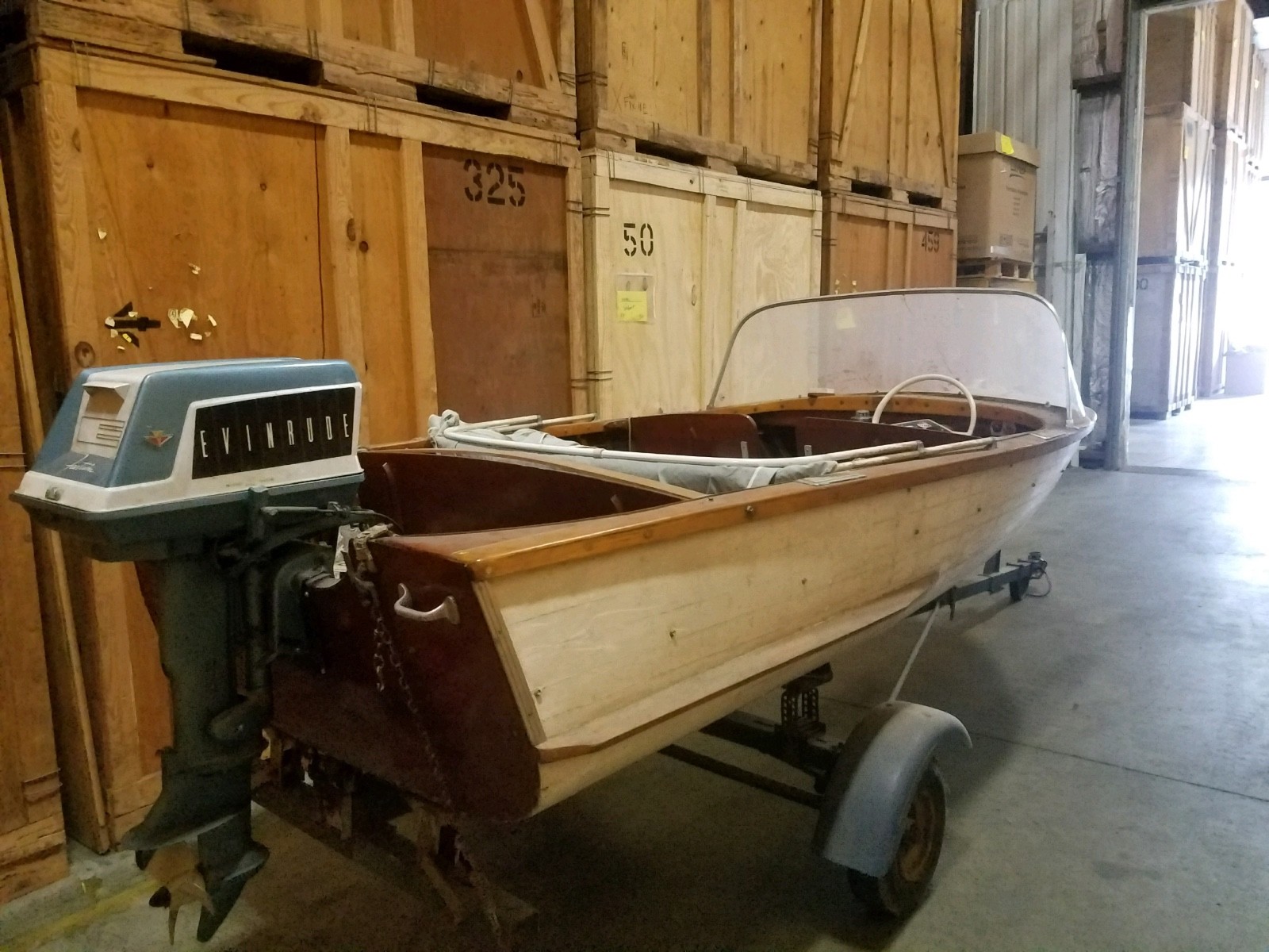1953 13' ELGIN WOODEN BOAT SEBAGO BOAT COMPANY