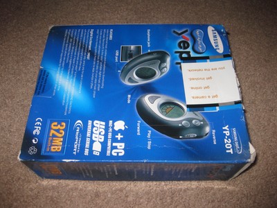 Samsung YP-20T Yepp Digital Audio Player 32MB Brand New