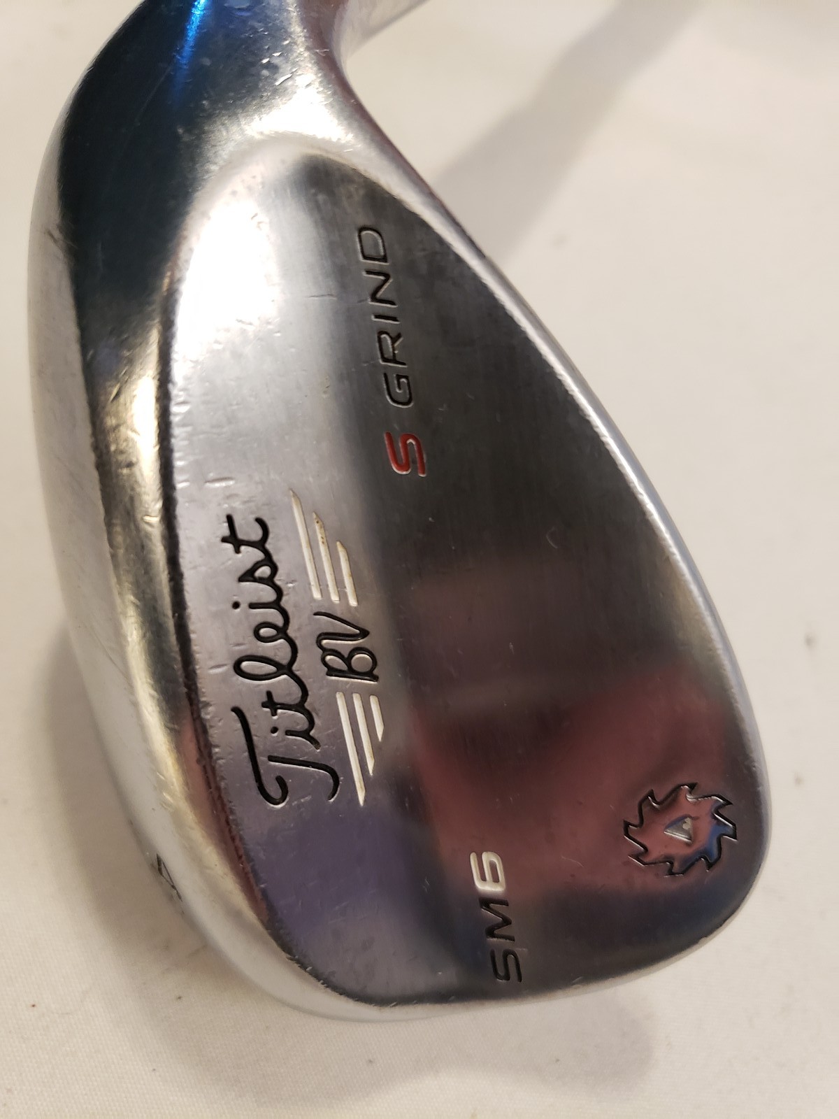 Used Titleist Vokey SM6 - 54* Gap Wedge - 10* B - S Grind - RH - New Grip