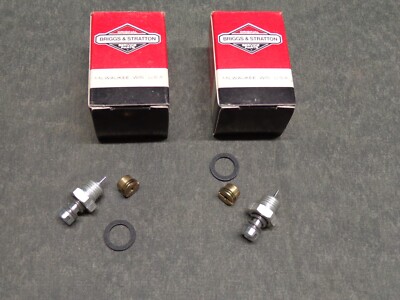 2 PACK 299060 BRIGGS AND STRATTON ENGINE CARBURETOR NEEDLE VALVE KIT GENUINE OEM