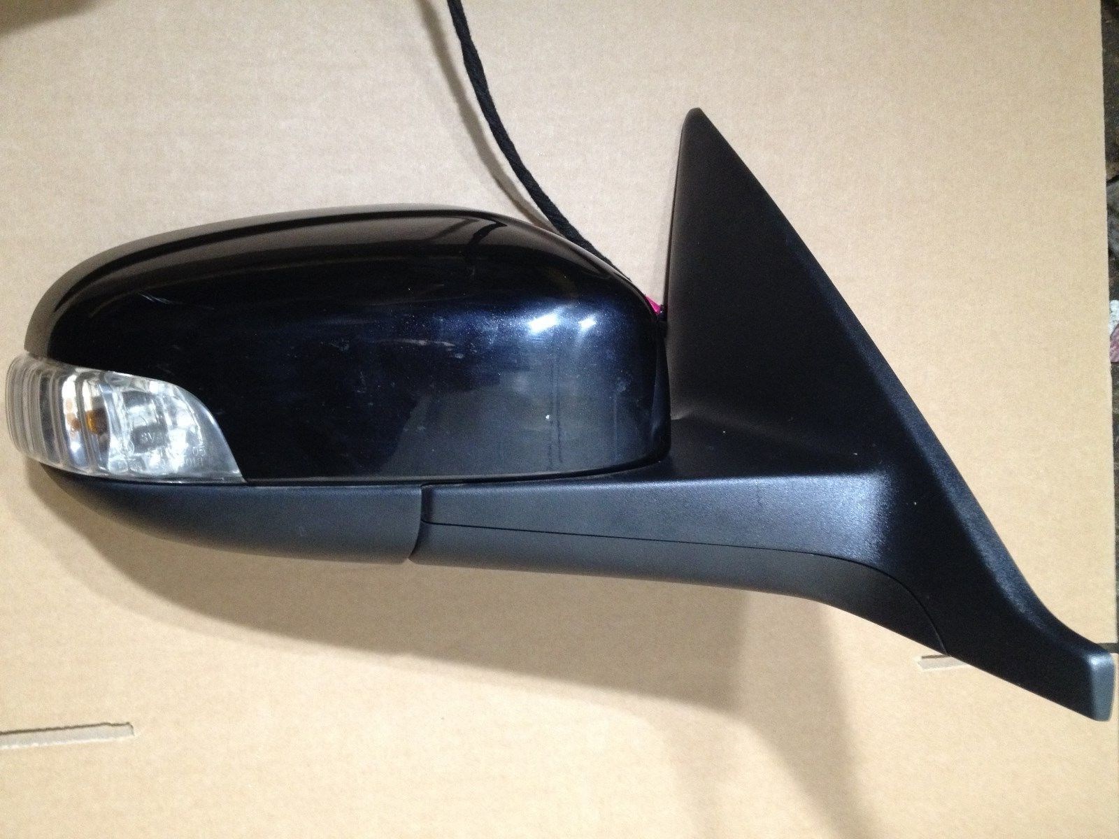 GENUINE VOLVO S40 V50 2007 2008 2009 UK DRIVER OFF SIDE DOOR MIRROR BLACK