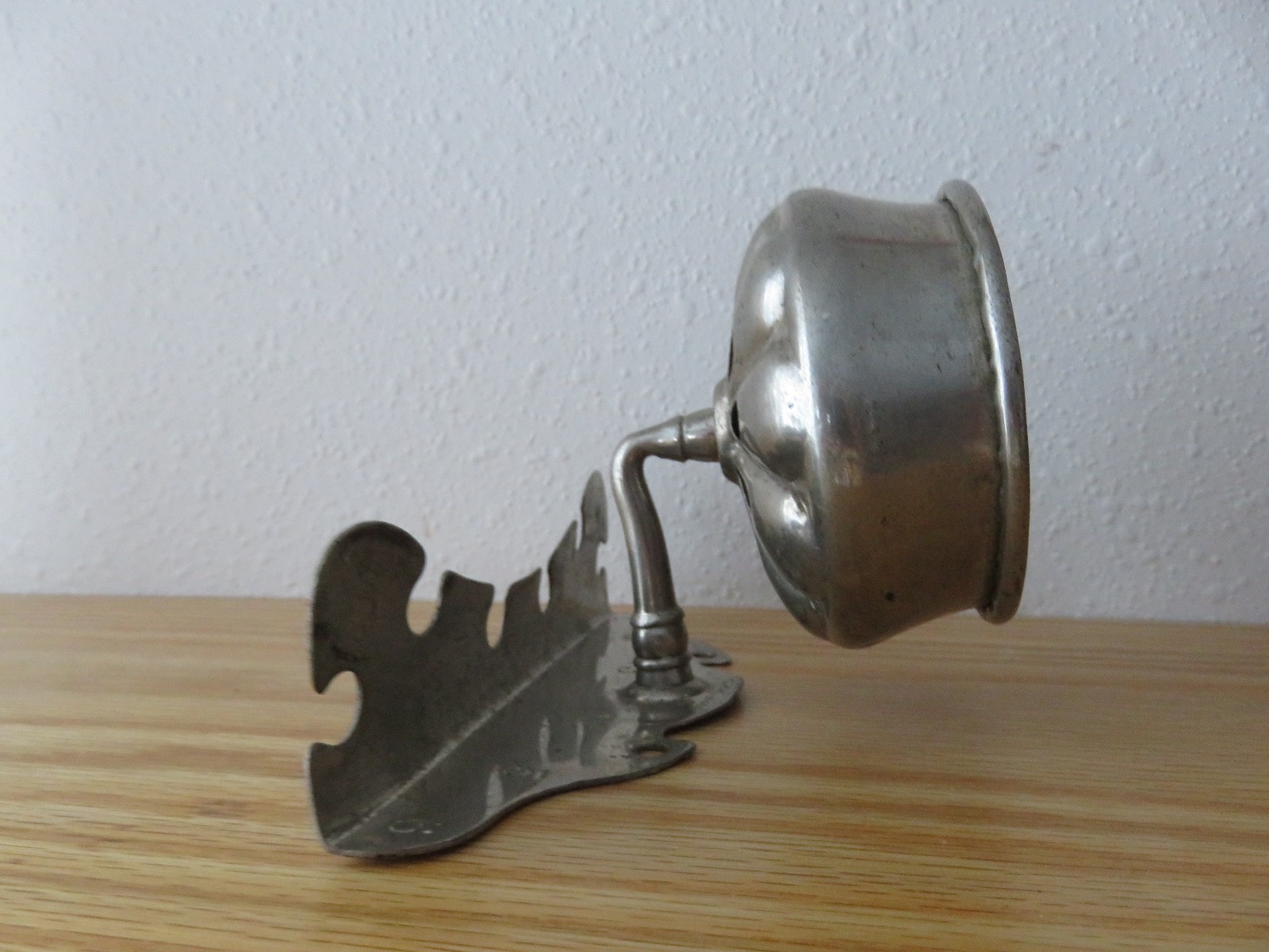 Antique Nickel Plated Brass Toothbrush and Cup Holder