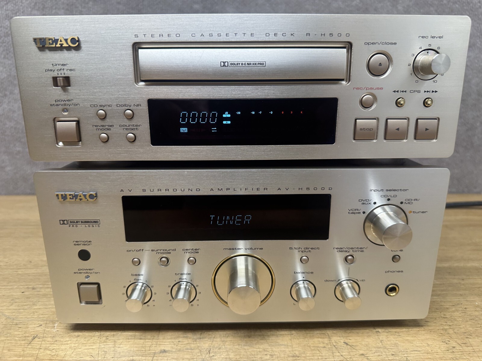 TEAC R-H500 / AV-H500 Amplifier Cassette Deck | eBay