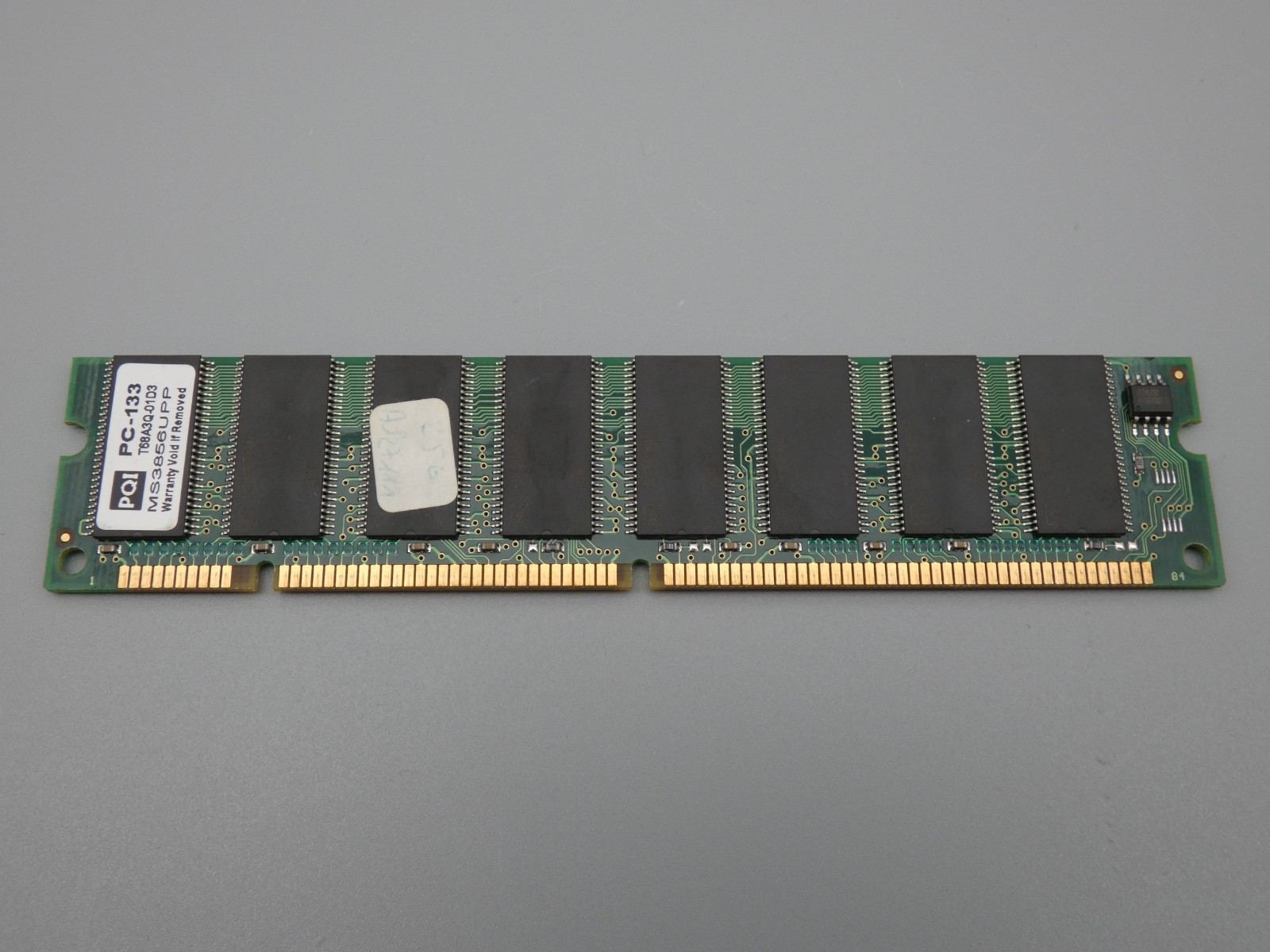 PQI T68A3Q-01D3 SDRAM 256MB PC133 168-pin Non-ECC- PC Memory