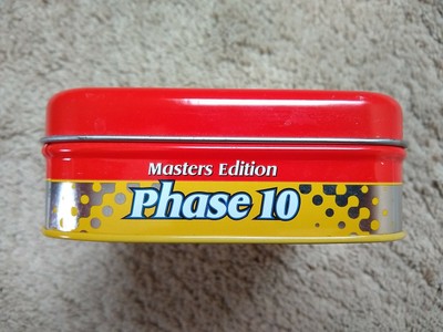 PHASE 10 Masters Edition tin 2003 Fundex Ages 8+ game Phase Ten NO INSTRUCTIONS