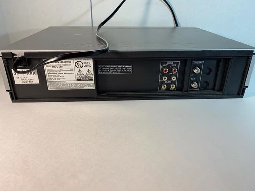 Mitsubishi HS-U449 VHS VCR HiFi 4 Head Precision TurboDrive Tested
