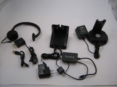 Lot of untested AS-IS Plantronics GN Netcom Base Station, Bluetooth Headset