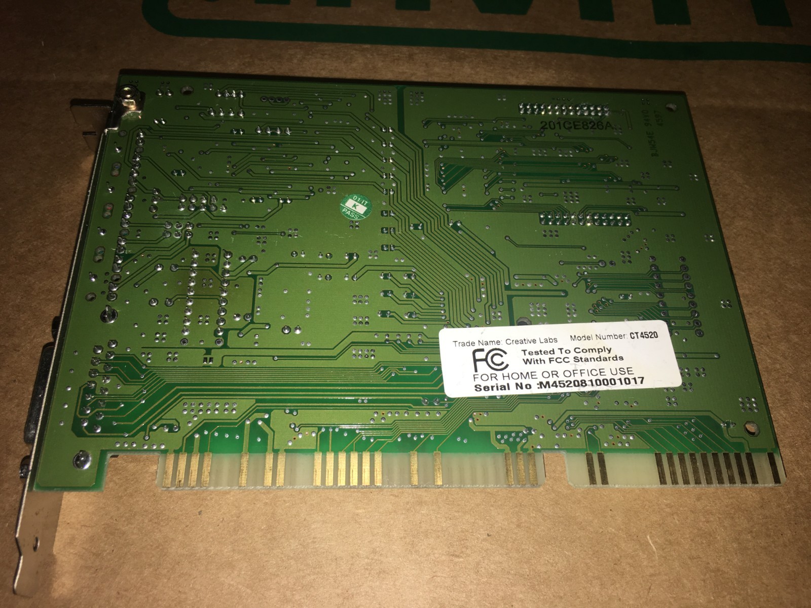 Creative AWE64 ISA (CT4520) Sound Card ISA