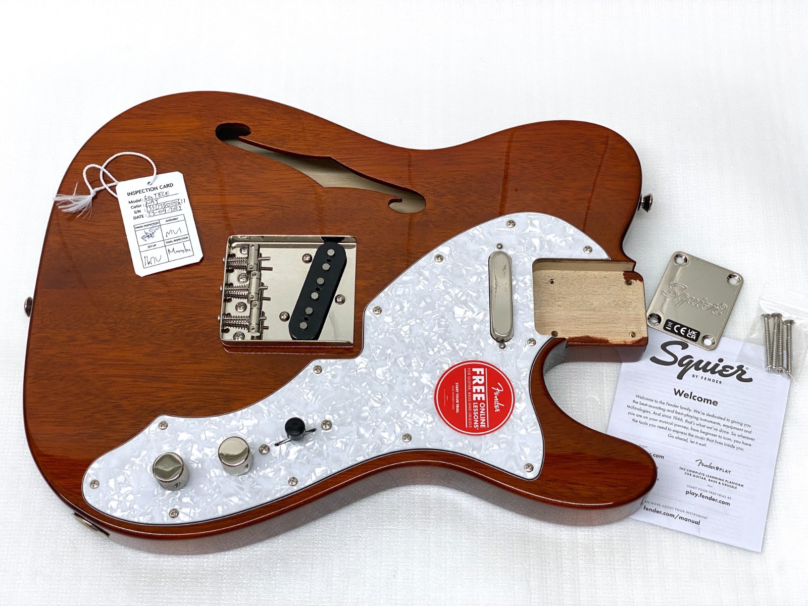 STANDARD THICKNESS Fender Squier Telecaster Thinline LOADED