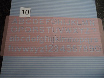 Multiple Stencils for Scrapbooking or Walls