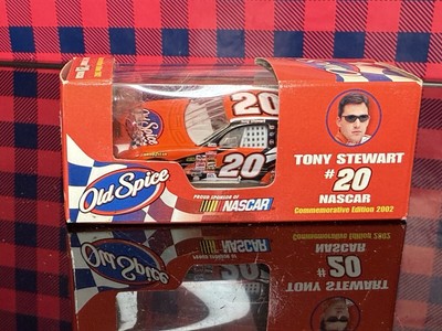 NASCAR Old Spice #20 Tony Stewart 1:64 Scate Diecast Commemorative Edition 2002
