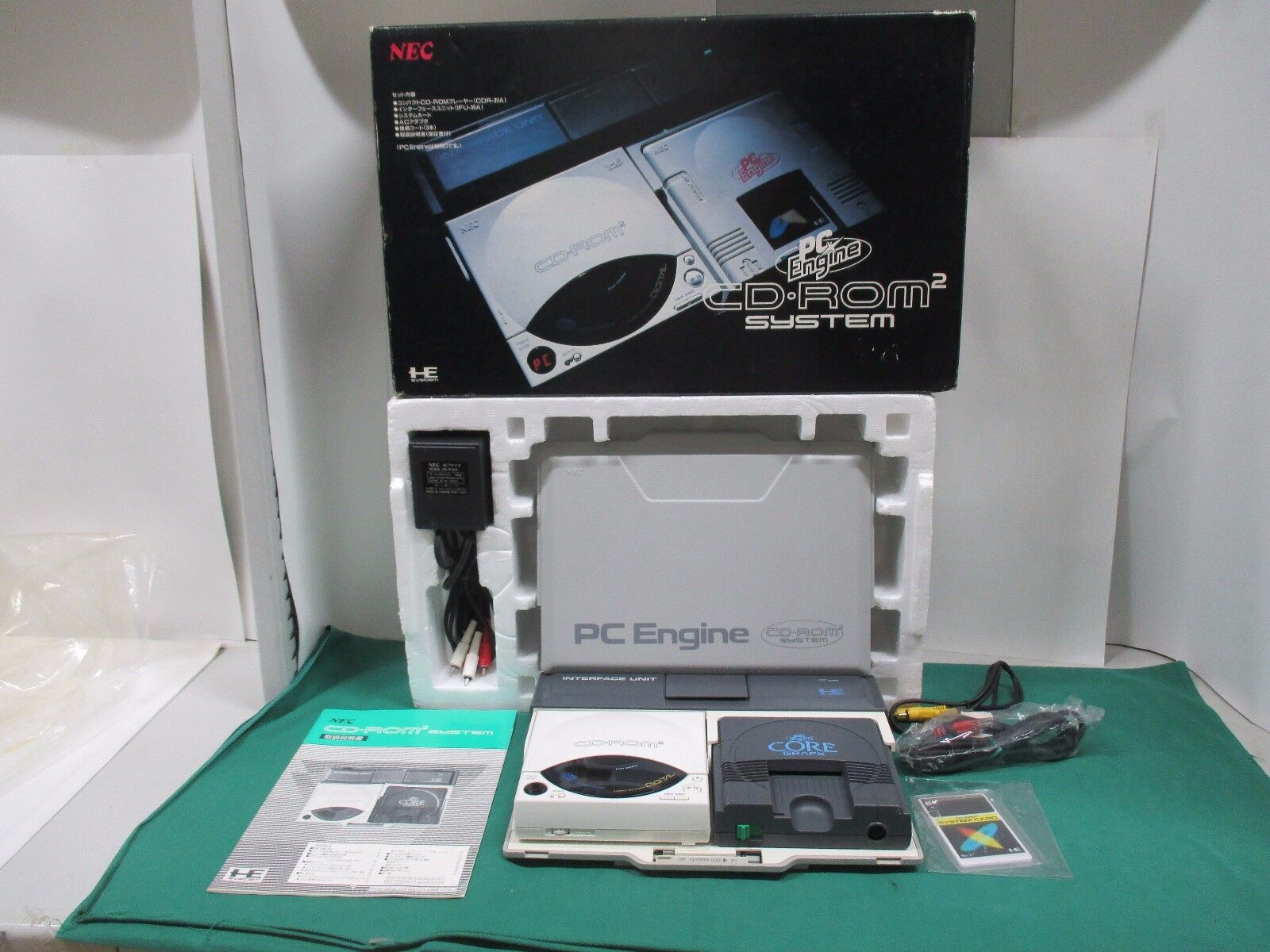 PC Engine -- PC Engine CD ROM2 SYSTEM with Core Grafx PC Engine -- PC Engine CD ROM2 SYSTEM with Core Grafx