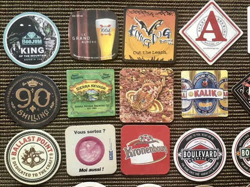 40 Beer Drink Coasters ~ Nice Preowned ~ Kona Russian River Boulevard and Others