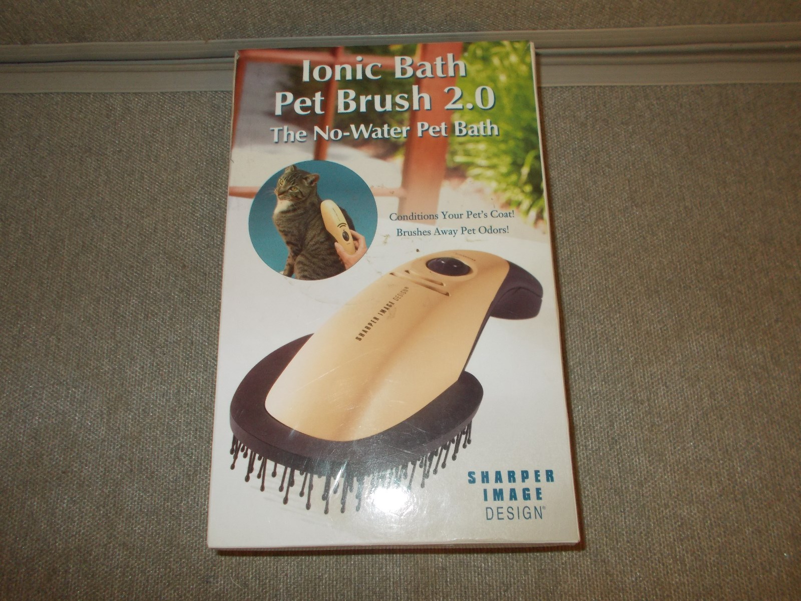 UPC 780352358591 product image for Sharper Image Design Ionic Bath Pet Brush 2.0 Brand In Box Cat Or Dog | upcitemdb.com