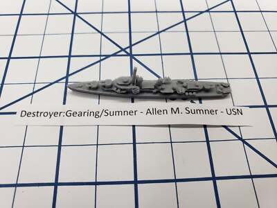 Destroyer - USS Allen M. Sumner - USN - Wargaming - Axis and Allies - Naval Mini