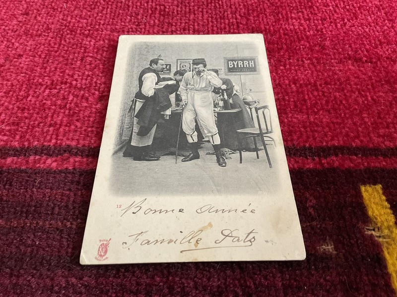 Byrrh : Cp Bistrot 1904
