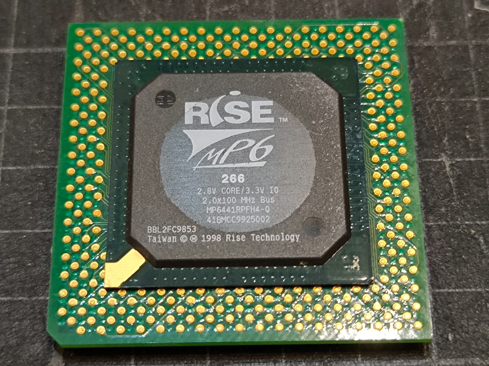 RISE MP6 266 CPU（Socket7） Rare Rise MP6 266 Mhz CPU Socket 7 1998 NEW | eBay