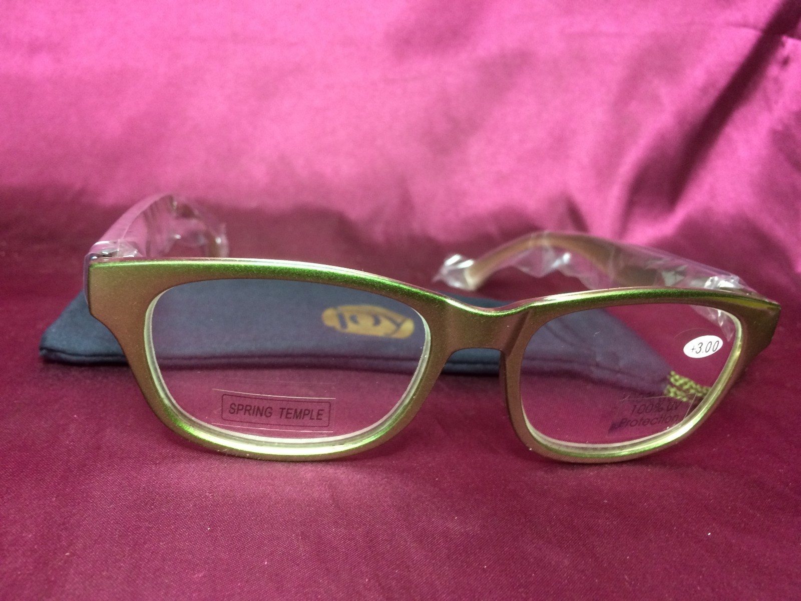 Joy Mangano Fashion Eyeware, 300+ Green Frame w/Blue Temple (7)