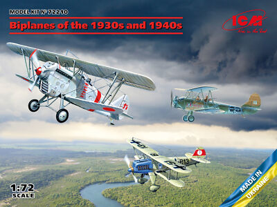 ICM 1/72 Biplanes of the 1930s and 1940s (Не-51A-1, Ki-10-II, U-2/Po-2VS)