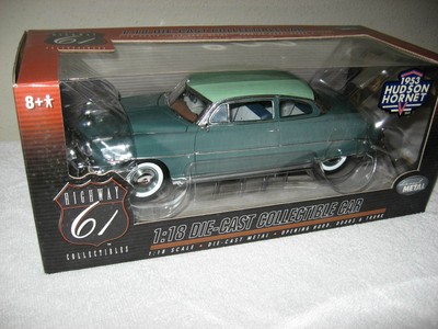 GREEN COMBO 1953 HUDSON HORNET 1:18 SCALE HIGHWAY 61 HQ RARE AWESOME MACHINE