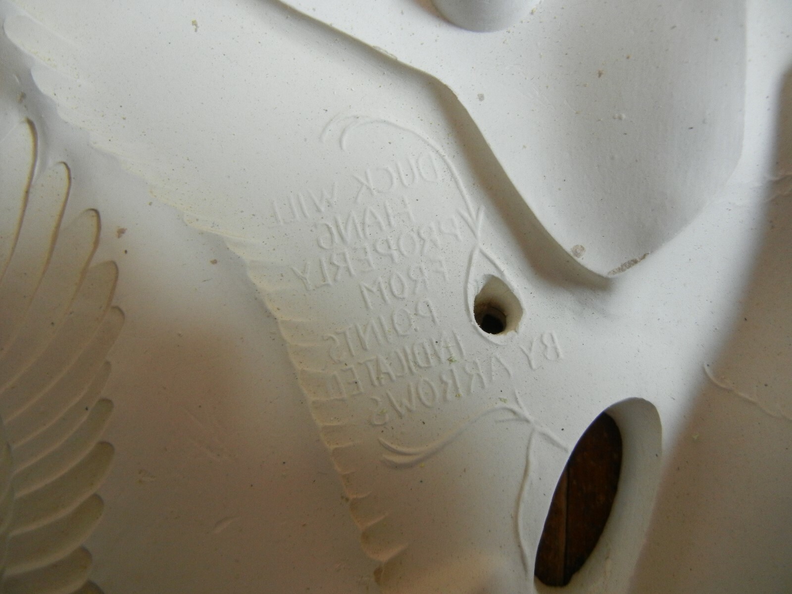 Vintage Duncan Male Decorator Duck DWN 274 1966 Ceramic mold