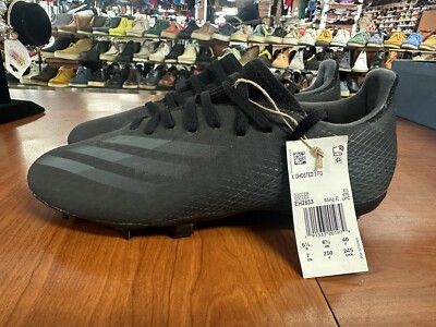 Size 7 - Men's adidas X Ghosted.3 FG EH2833 Football Boots Black Black