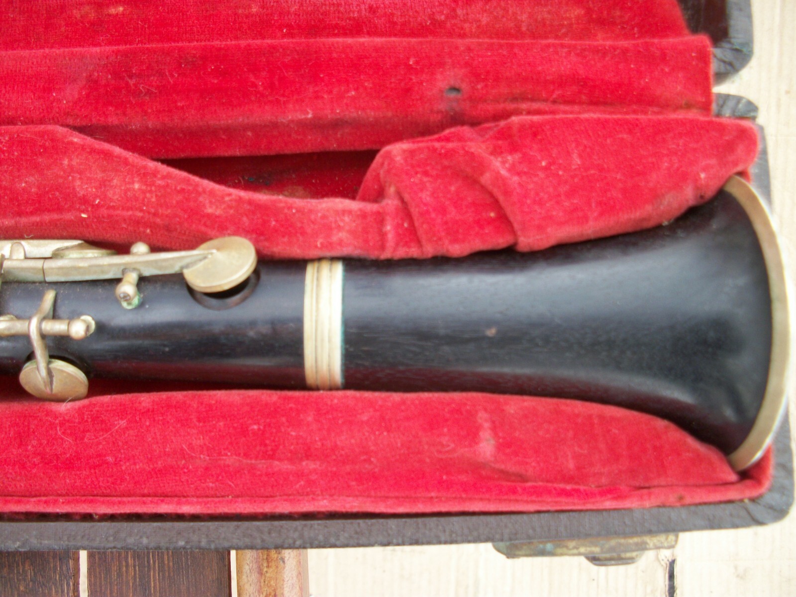 H P B Marked Antique Clarinet.  Fresh Estate Sale Find Today     Needs Restoring