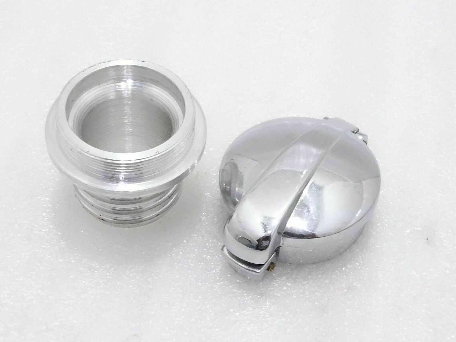 2'' MONZA Flip up Fuel Tank Cap Alloy & Neck For Norton BSA TRIUMPH