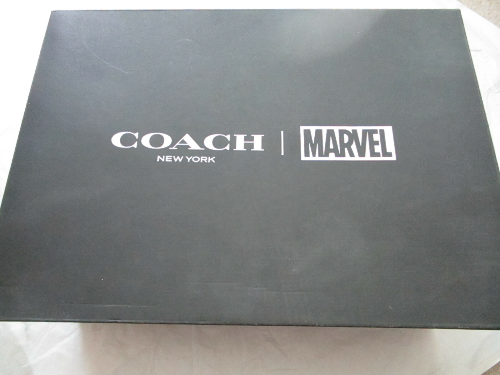 Pre-owned Coach X Marvel Clip Low Top Sneakers Comic Book Print Men's Size 10 W/ Box In Black Multi