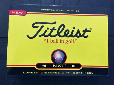 Titleist NXT Golf Balls Dozen - Each Ball Has A Handwritten X On It