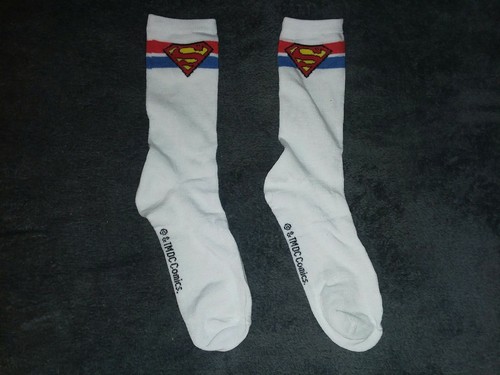 D.C. Comics Super Man Socks 2 Pairs Kids LG