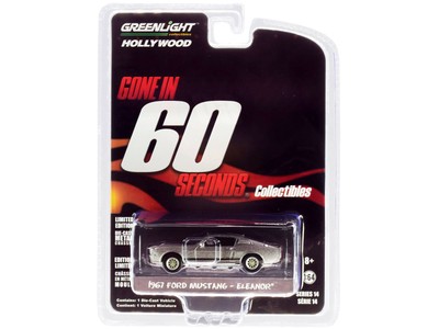 1967 Ford Mustang Custom Eleanor Gone in 60 Sixty Seconds 2000 Movie 1/64 Diecas